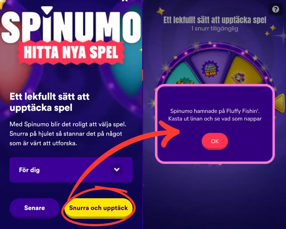 Casumos lyckohjul Spinumo