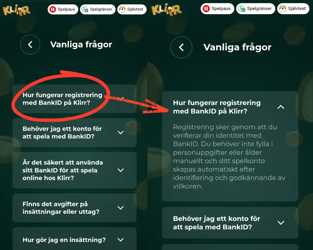 Klirr Casinos FAQ