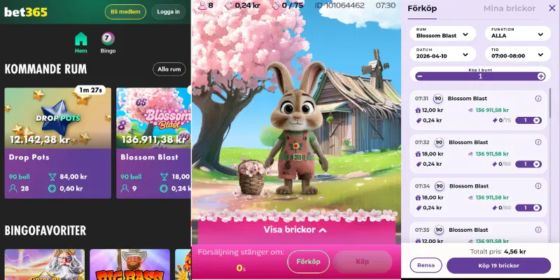 Bingospel hos Bet365