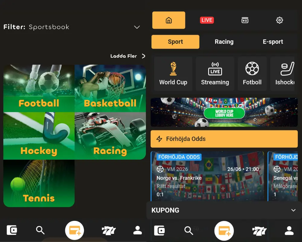 CasinoCasinos sportsbook.