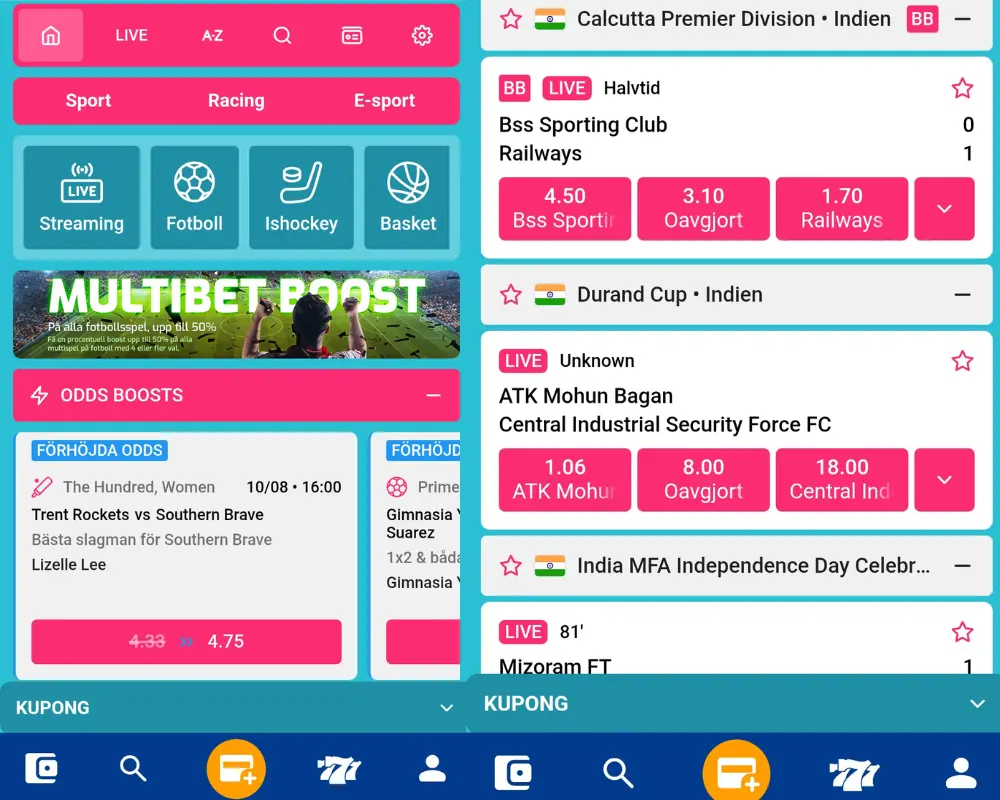 Fun Casinos sportsbook.