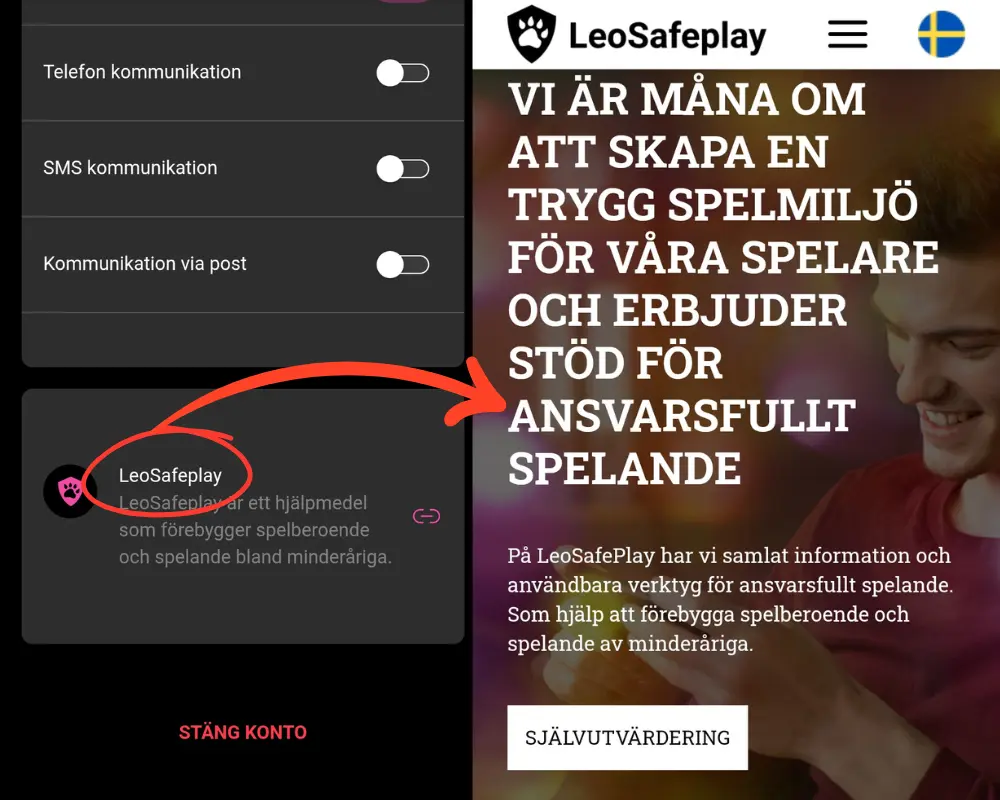 Vart du hittar LeoSafePlay hos GoGoCasino.