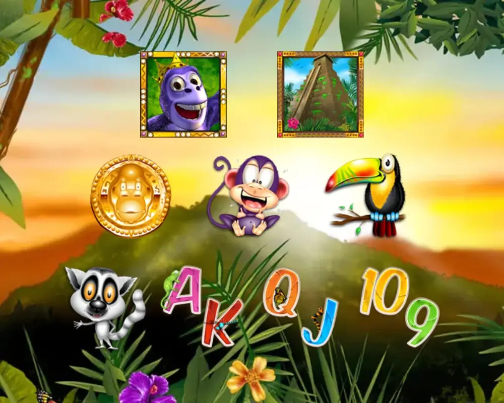 Gorilla Go Wild vinstsymboler