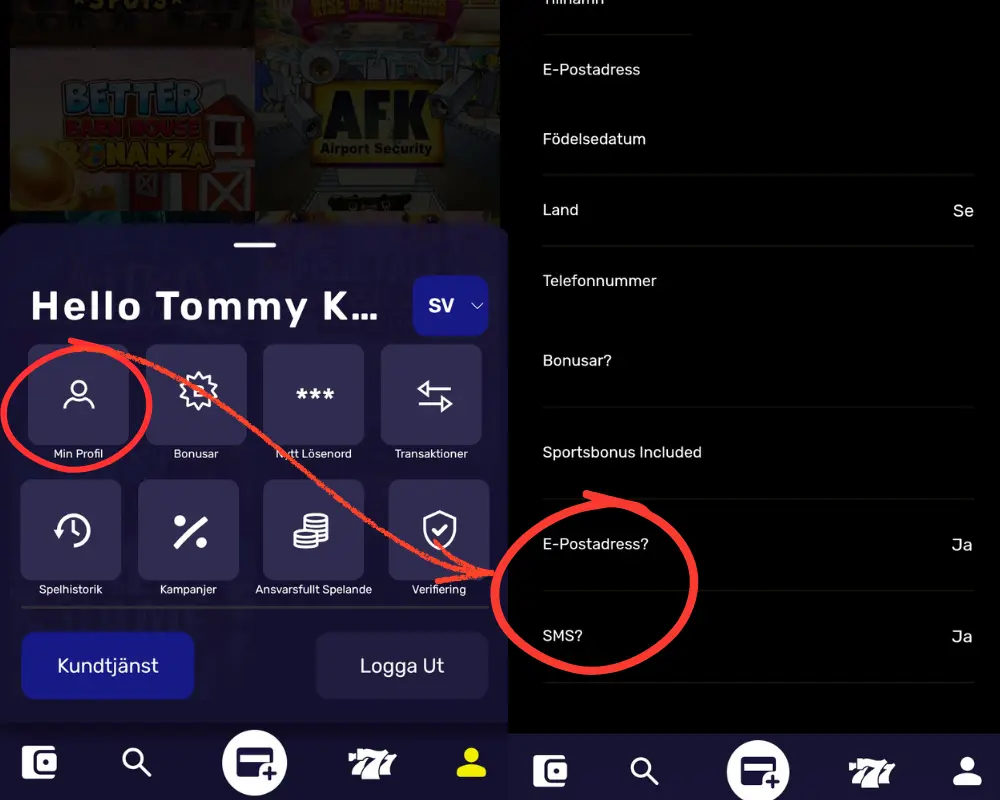 Reklam från Hyper Casino