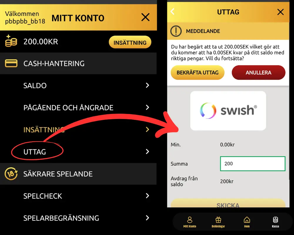 Ett uttag från Metal Casino 2026.