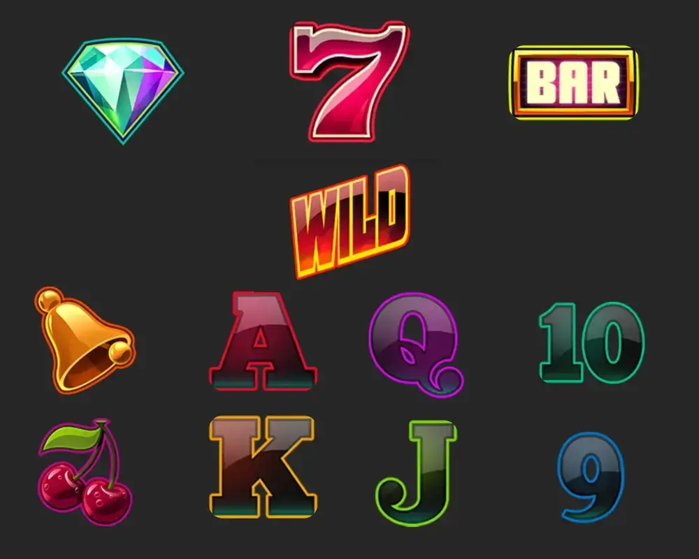 Vinstsymbolerna i NetEnts Twin Spin