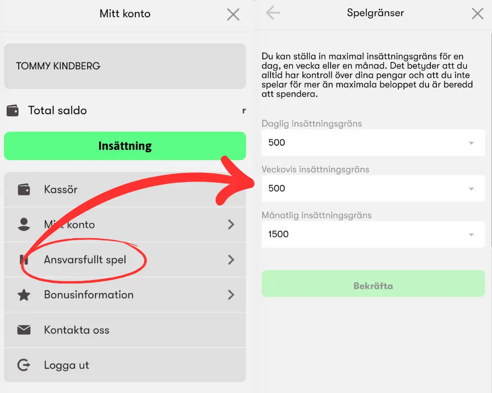 Ansvarsfullt spelande och spelargränser hos 10bet.