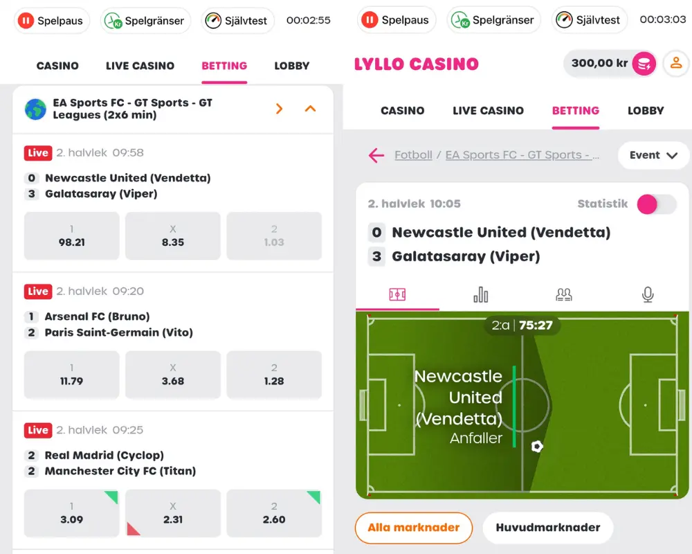 Lyllo Casinos sportsbook.