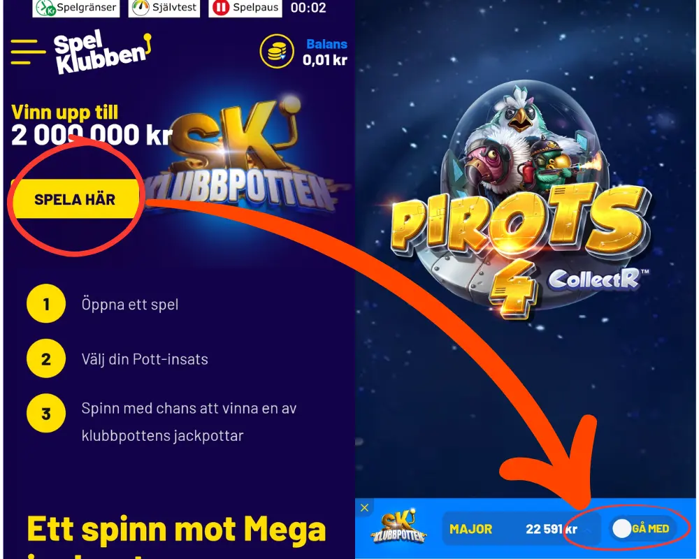Klubbpotten: spelklubbens exlusiva jackpottnätverk