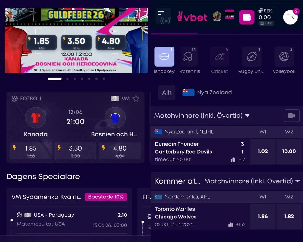 VBets sportsbook.