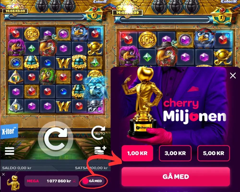 Så här gör du för att delta i Cherrys lokala jackpott Cherry-miljonen.
