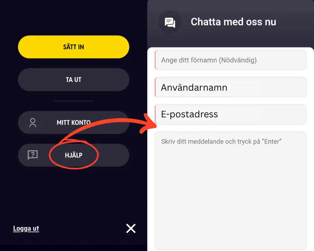 Vart man hittar kundtjänsten hos Onerush
