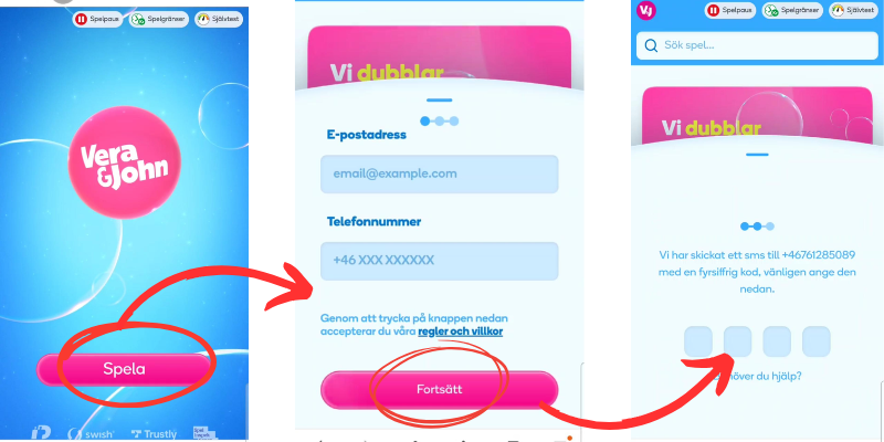 Vera & John casino registrering