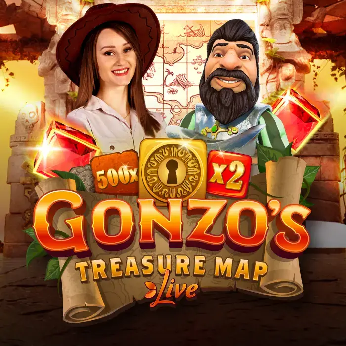 Gonzo's Treasure Map live casino game show