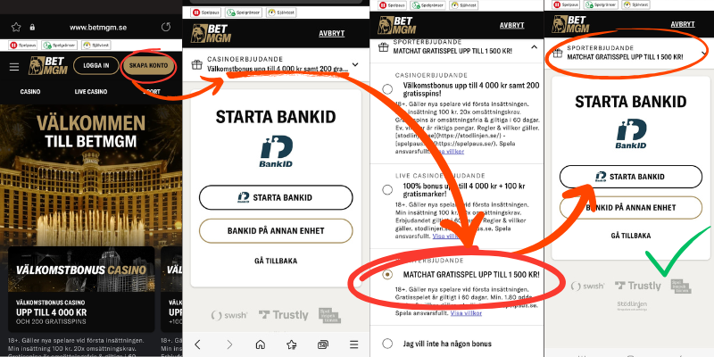 Hur man accepterar en oddsbonus