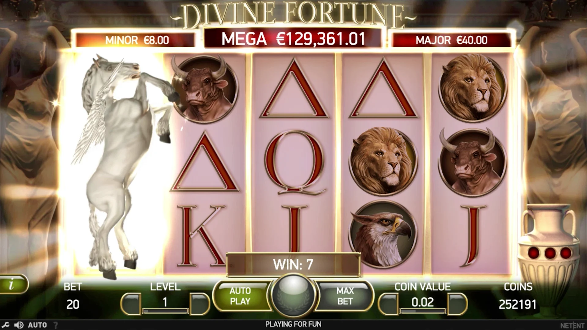 Falling Wilds i Dinvine Fortune