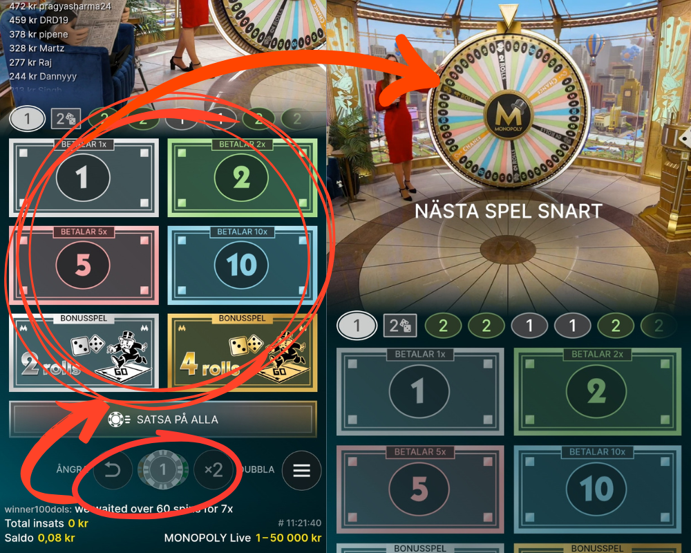 Hur man spelar Monopoly Live