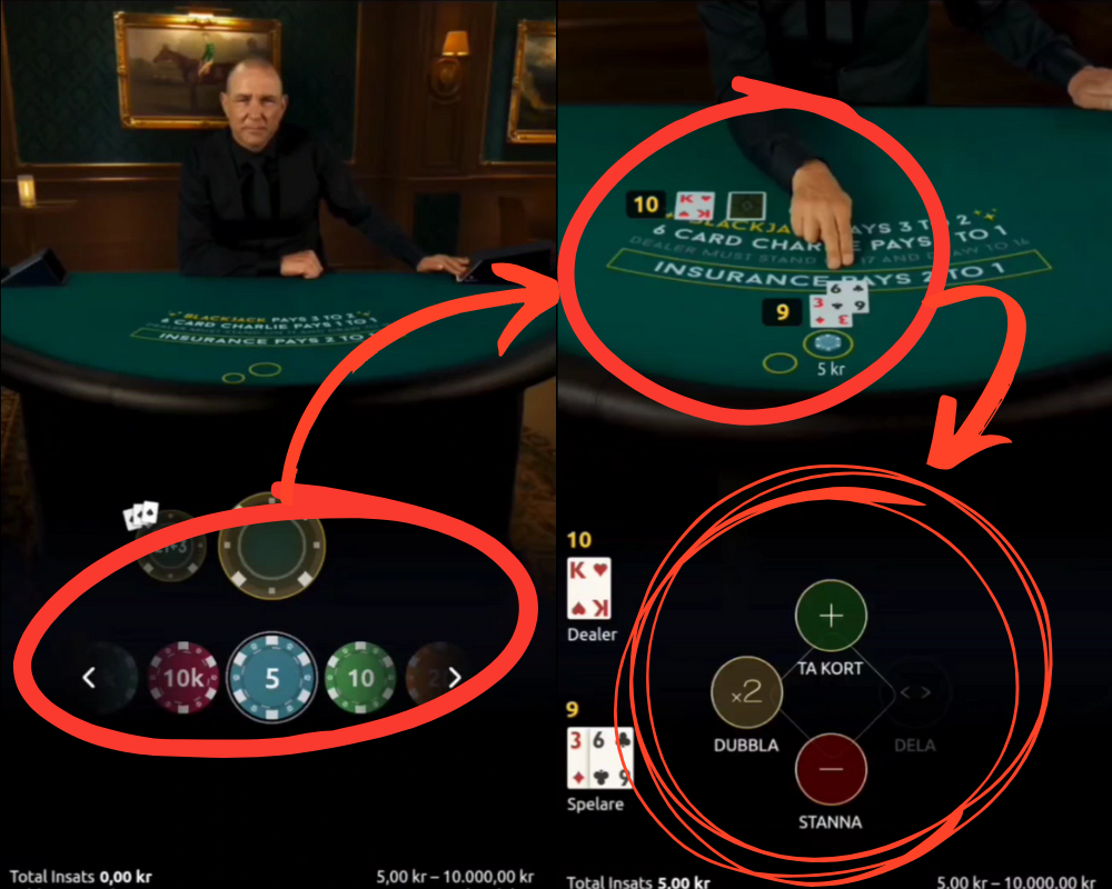 Hur man spelar Vinnie Jones Blackjack