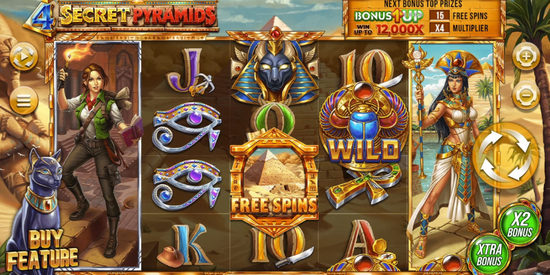 4 secret pyraminds från 4ThePlayer