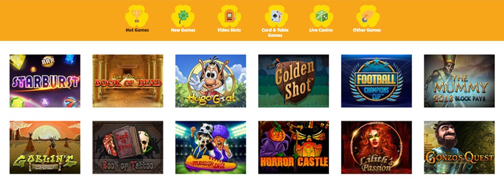 All Wins Casino Spelutbud