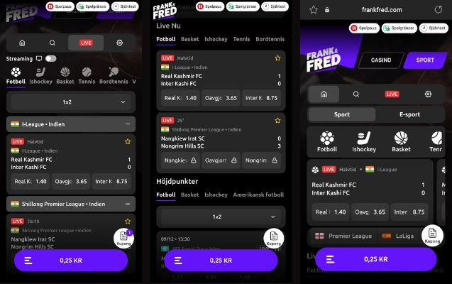 Frank & Freds sportsbook