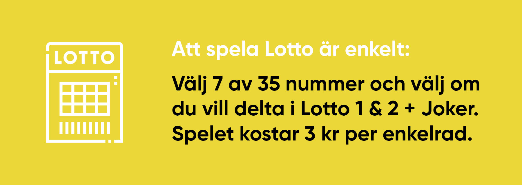 Så här spelar man på Lotto