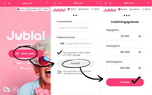 Hur man registrerar ett konto hos Jubla