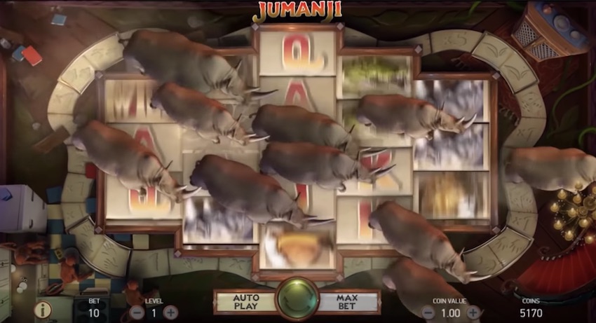 Många bonusfunktioner i Jumanji