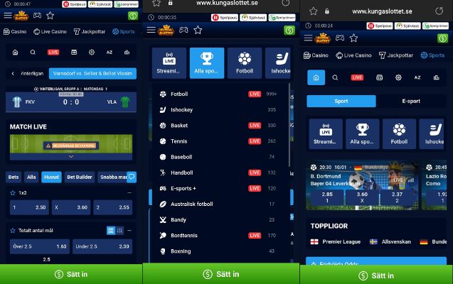Kungaslottets sportsbook 