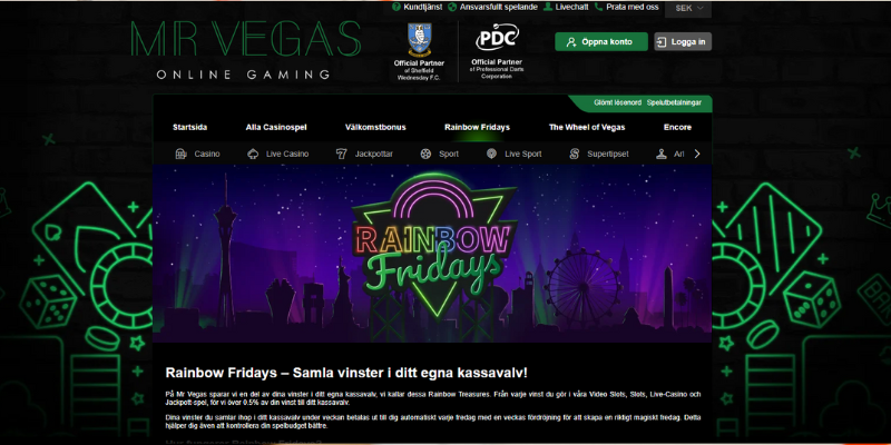 Rainbow Fridays hos Mr Vegas