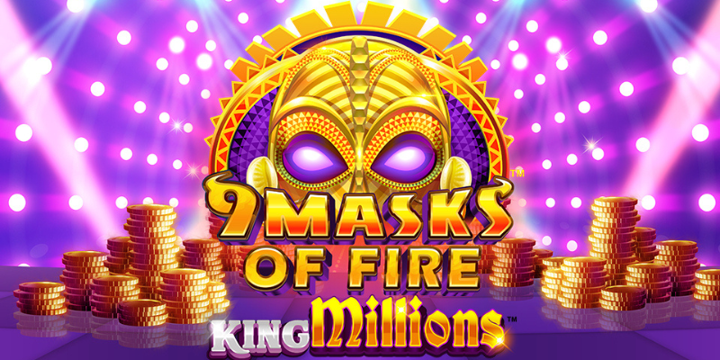 Hajpers bonus inkluderar 10 free spins till 9 Masks of Fire: King Millions