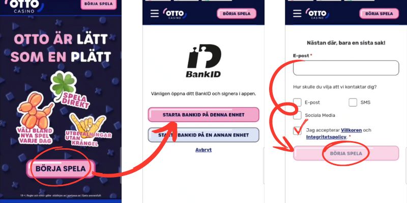 Otto casino registrering