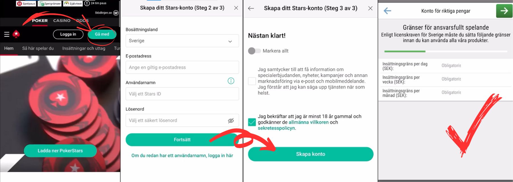 Pokerstars registrering