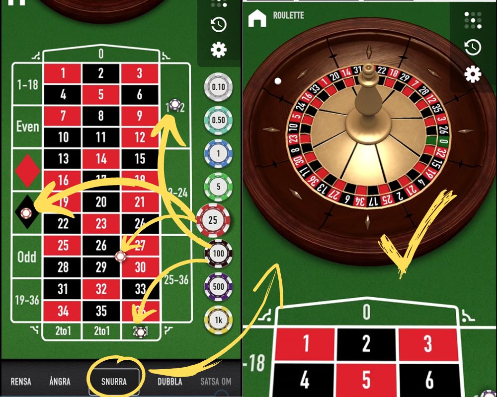 Leta reda på kategorin bordsspel och välj ditt spel