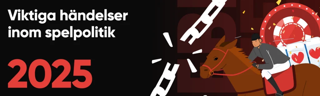 Olika händelser inom spelpolitik som inträffade 2025