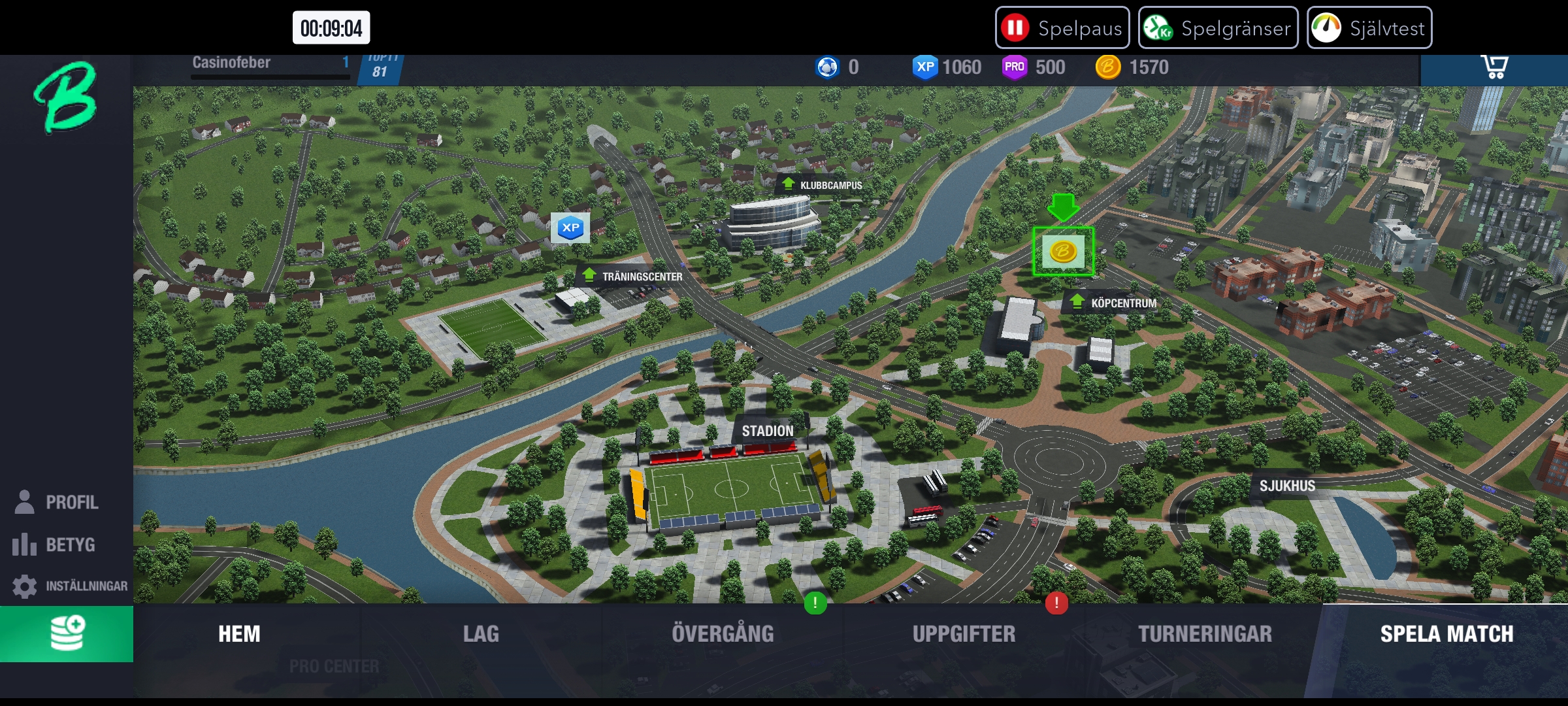 Mega 11: träna och utveckla ditt drömlag.