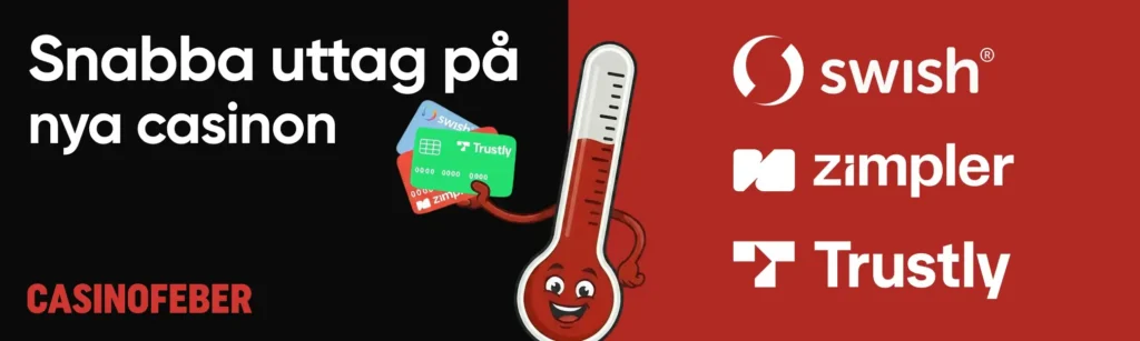 Snabba uttag på nya casinon