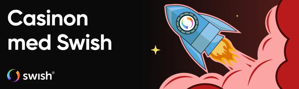 Casinon med Swish banner