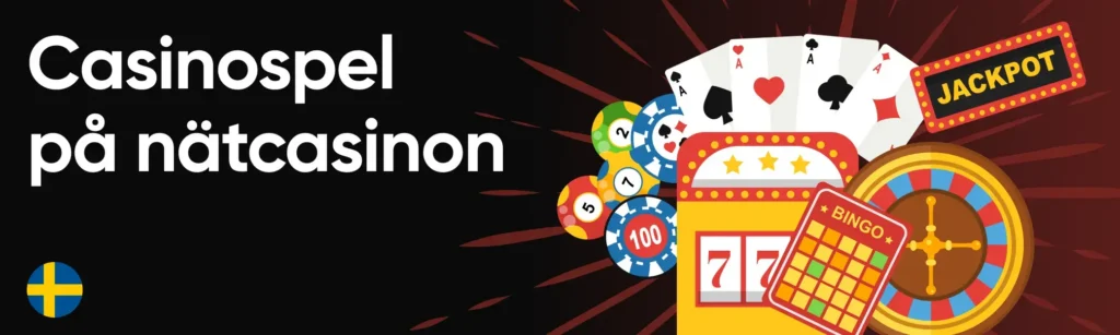 Casinospel på nätcasinon