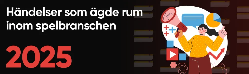 Händelser från spelbranschen 2025