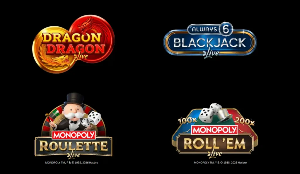 Evolution: Nya spel från Q1'26-presentationen.