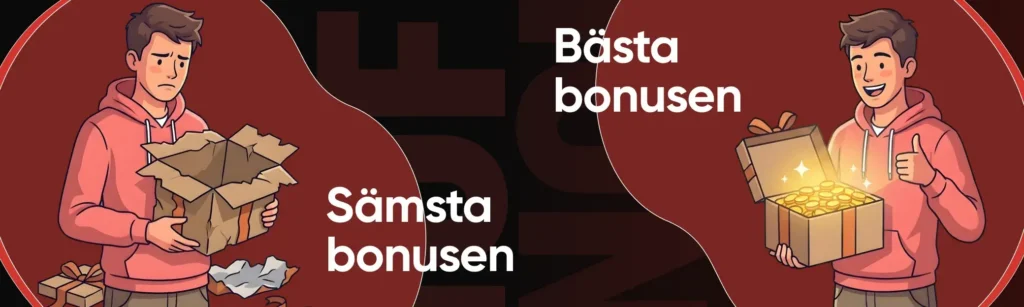 Bra vs dålig casino bonus