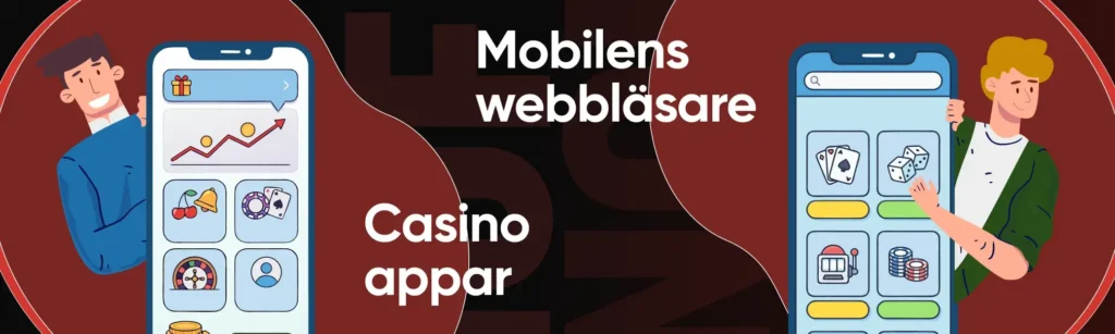 Spela i casinoapp vs webbläsare