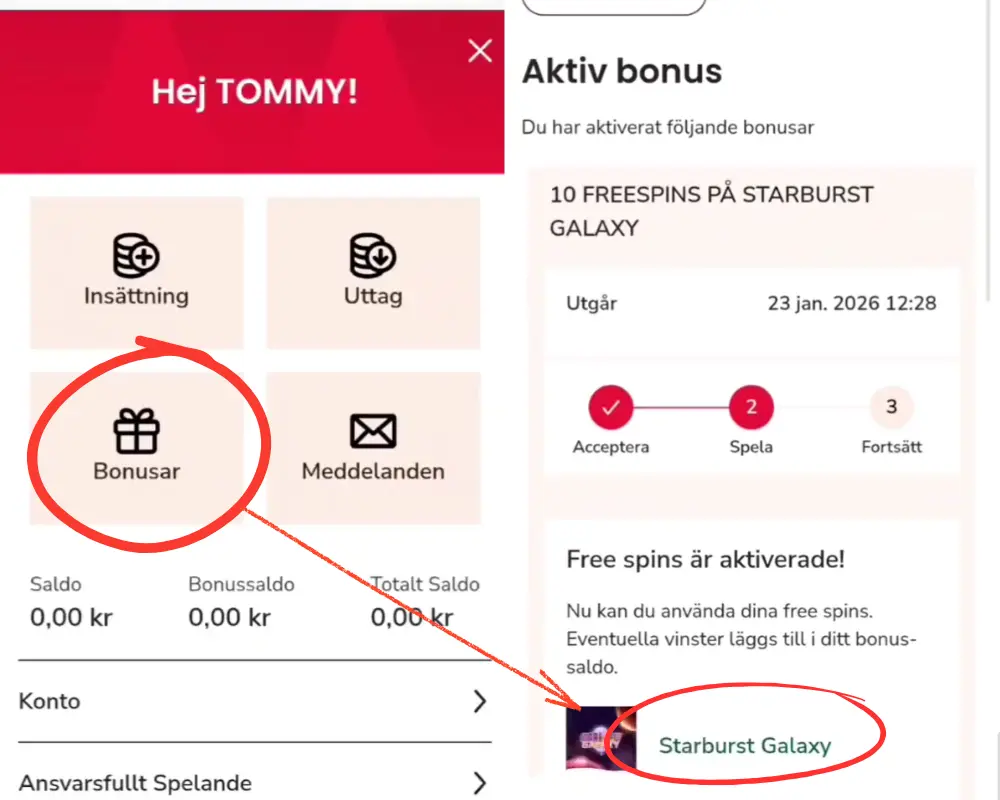 Vart du hittar din no deposit bonus hos Maria Casino
