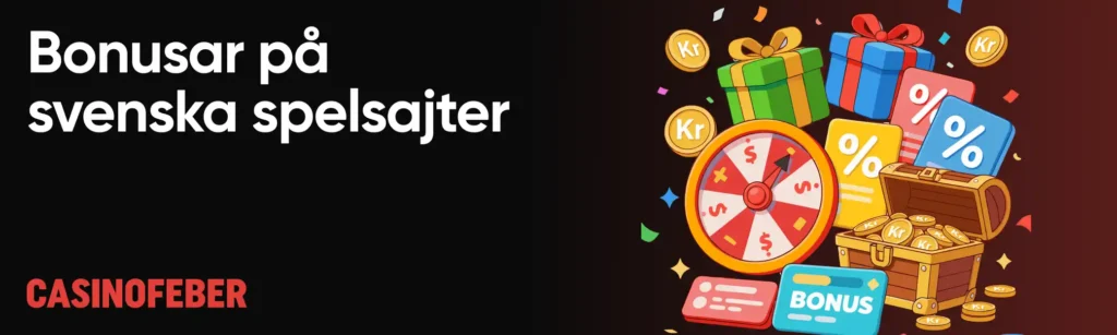 Svenska spelsajter med bonus