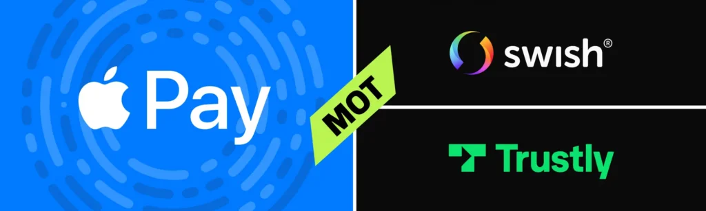 Apple Pay vs Swish och Trustly