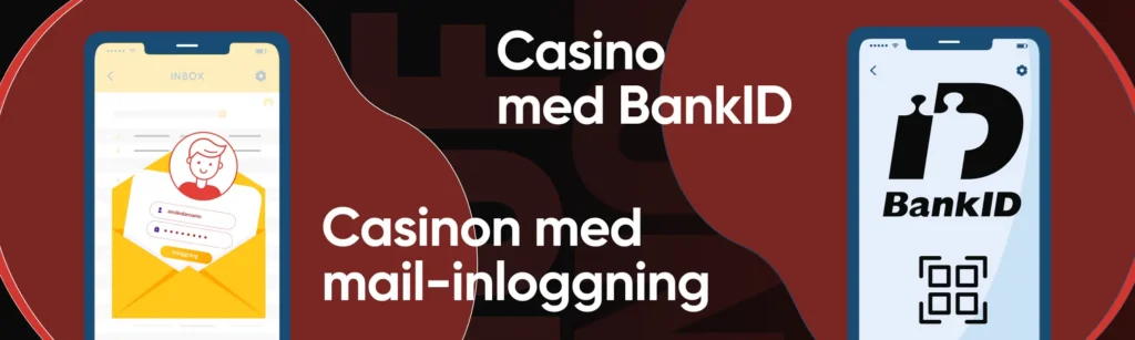 Casino med mail-inloggning vs bankid