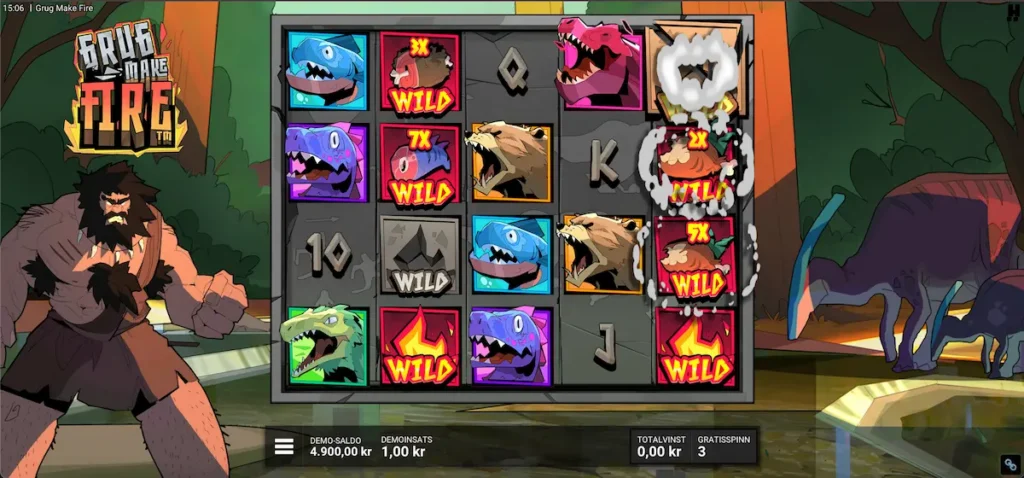 Grug Make Fire free spins
