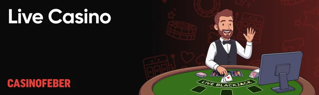 Bästa live casino Sverige banner