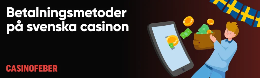 Betalningsmetoder på casinon